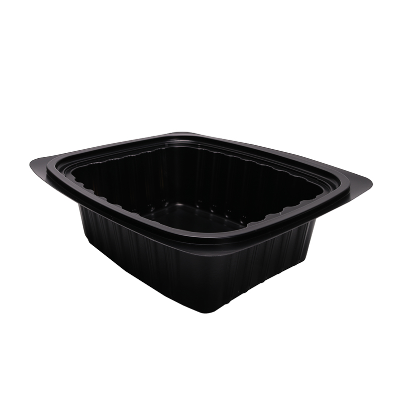 BOPS cover black square fast food box